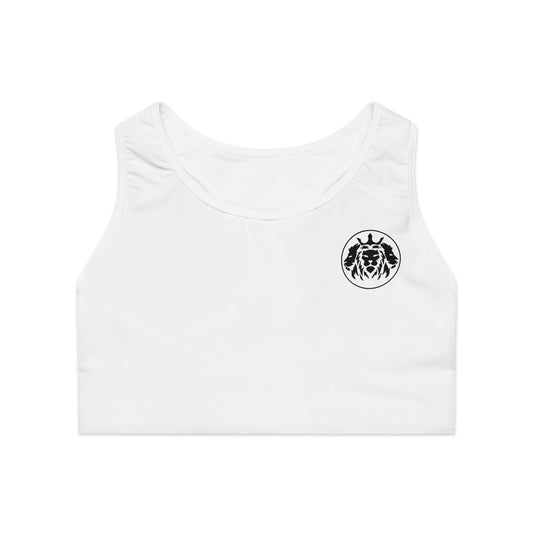 Lion Emblem Sports Bra