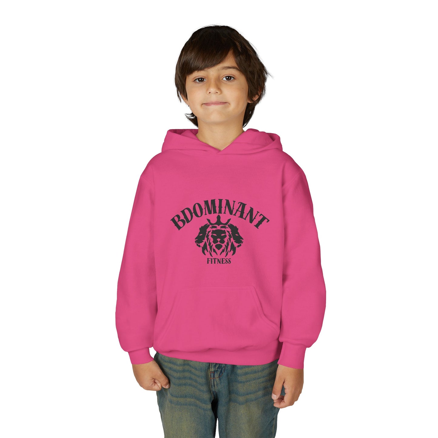 Youth Hoodie — “I Am Beast Mode” Bdominant Fitness Pullover