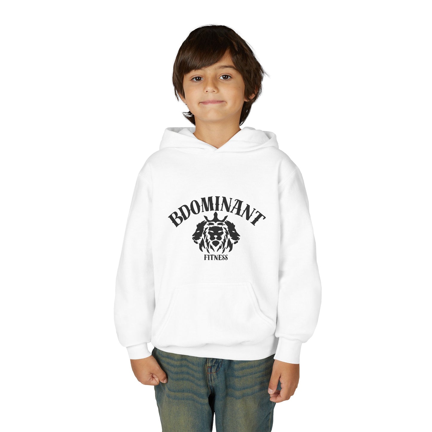 Youth Hoodie — “I Am Beast Mode” Bdominant Fitness Pullover
