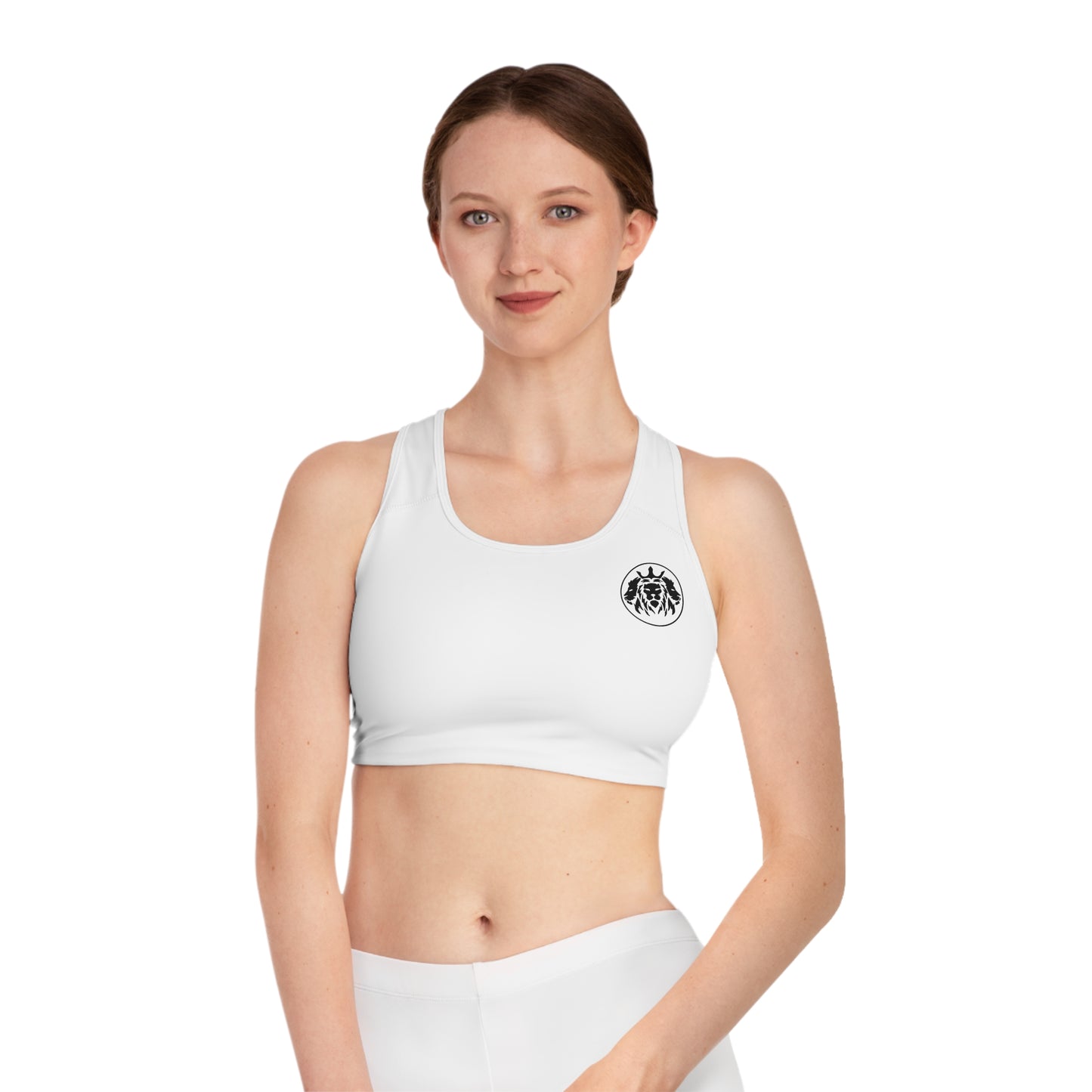 Lion Emblem Sports Bra
