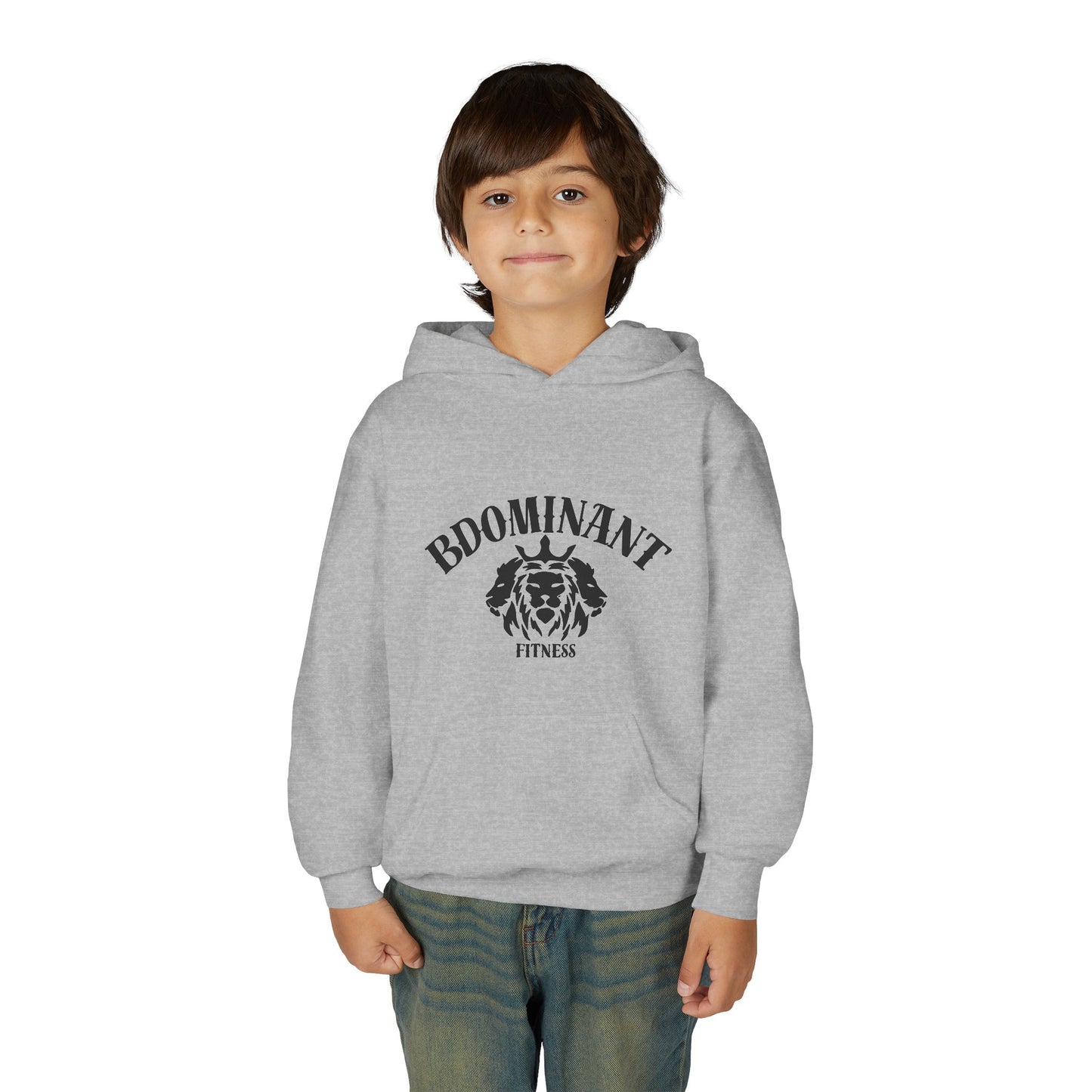 Youth Hoodie — “I Am Beast Mode” Bdominant Fitness Pullover